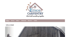 Desktop Screenshot of ethoscarpentry.com